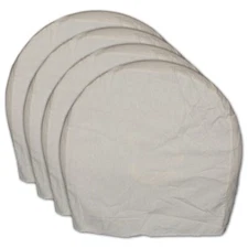 AES Industries 30237 Canvas Wheel Masker Set, 4-Piece, Fits 13" - 15" Car Tires