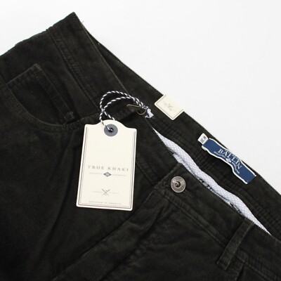 Ballin NWT 5 Pocket Jeans Size 38 US Modern Fit Solid Green Cotton Blend