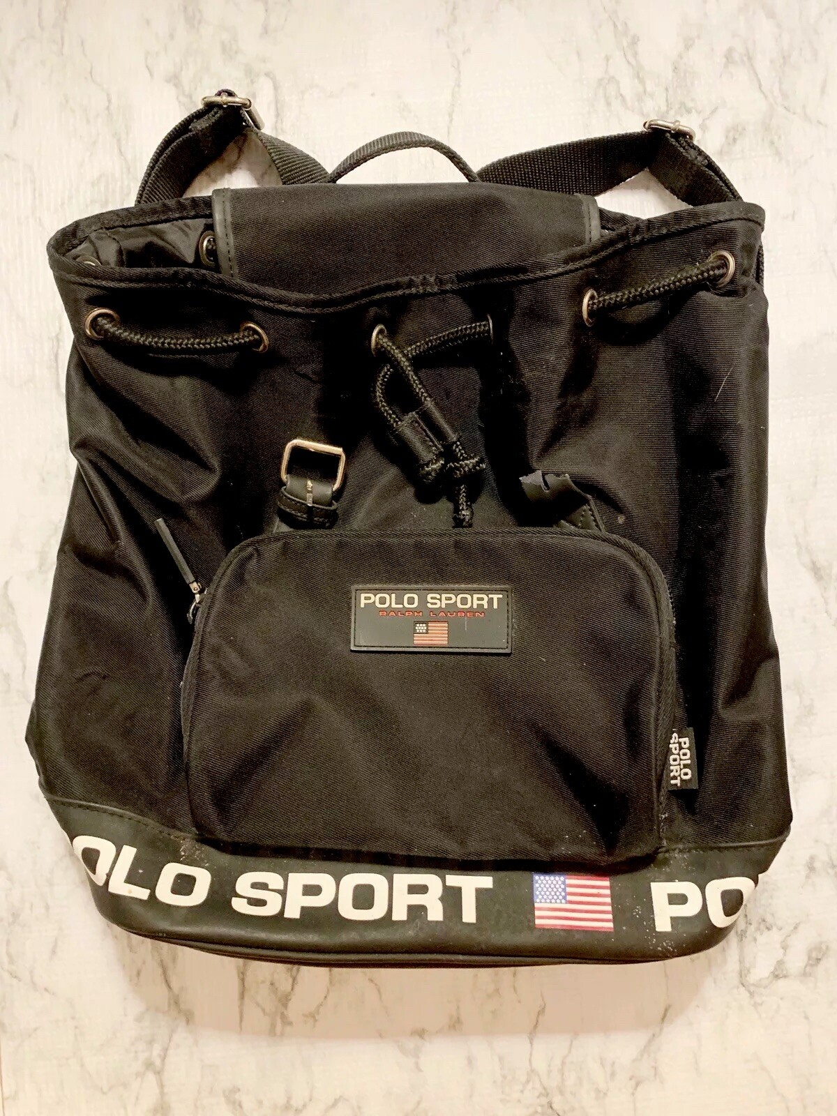 ralph lauren drawstring backpack