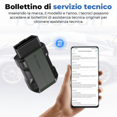 TOPDON AL400 OBD2 Diagnostico Per Auto,10 Modalità OBD2, Pulsante One - Foto 4