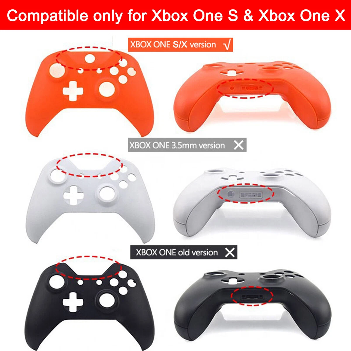 Starry Sky Xbox One S X Controller Shell Case Mod Kit w Buttons Full Custom DIY