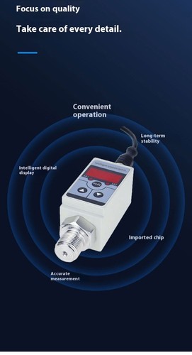 PNP NPN Intelligent Pressure Switch Sensor Digital Auto Controller - Bild 4 von 10