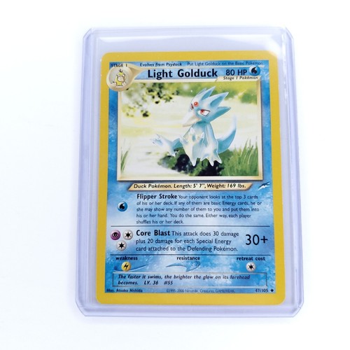 2000 Pokemon LIGHT GOLDUCK Neo Destiny 47/105 Unlimited - LP - Picture 9 of 9