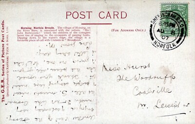 Genealogie Postkarte - Hurst, The Woodruffs, Coalville, Nr Leicester GL3849