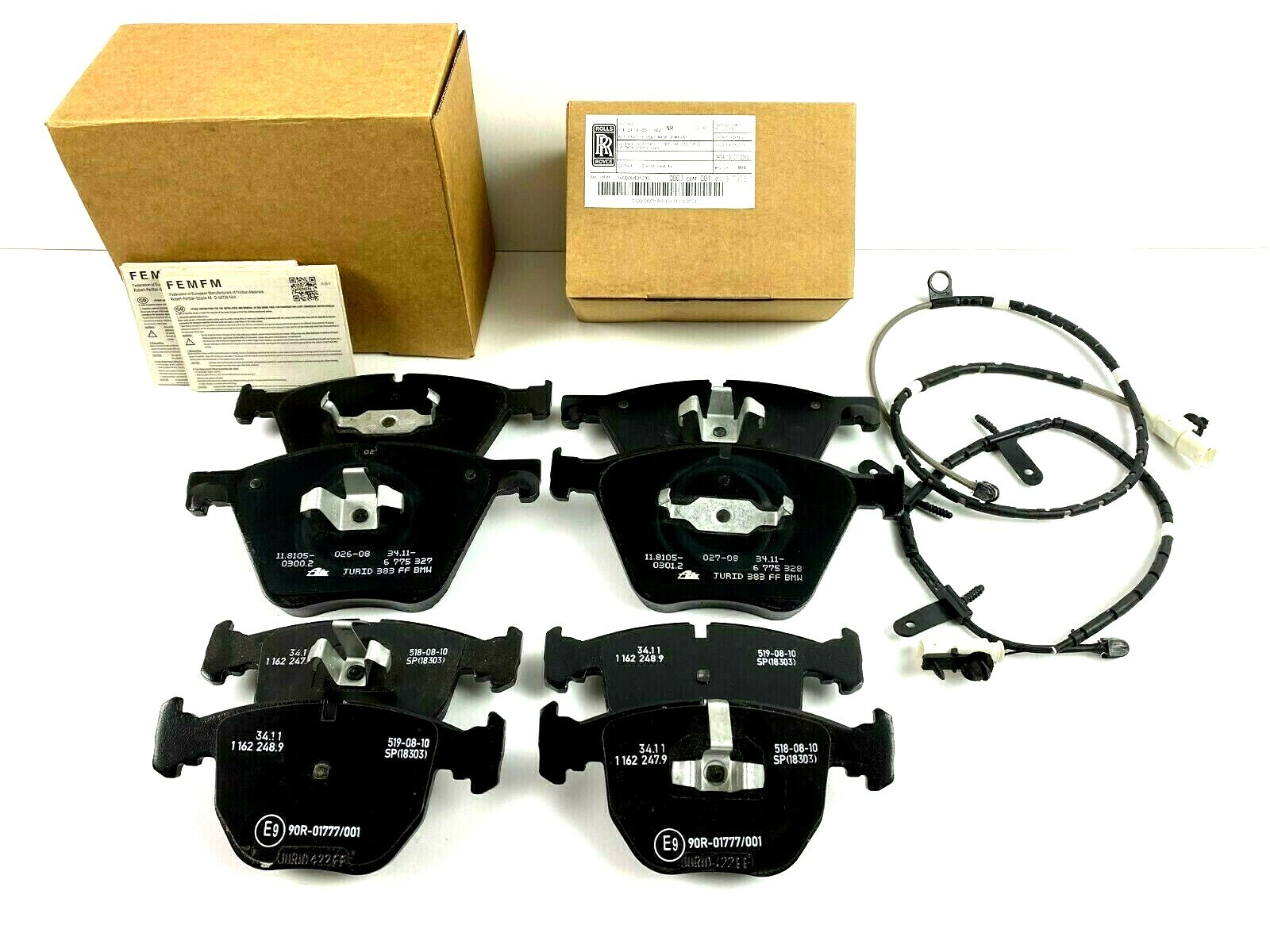 🚚Rolls Royce Ghost Front & Rear Brake Pad Set