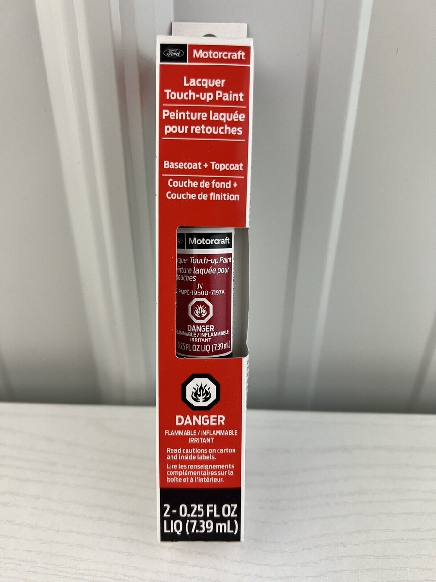 Genuine Ford Touch Up Paint Bottle Dark Candy Apple Red JV & Clear