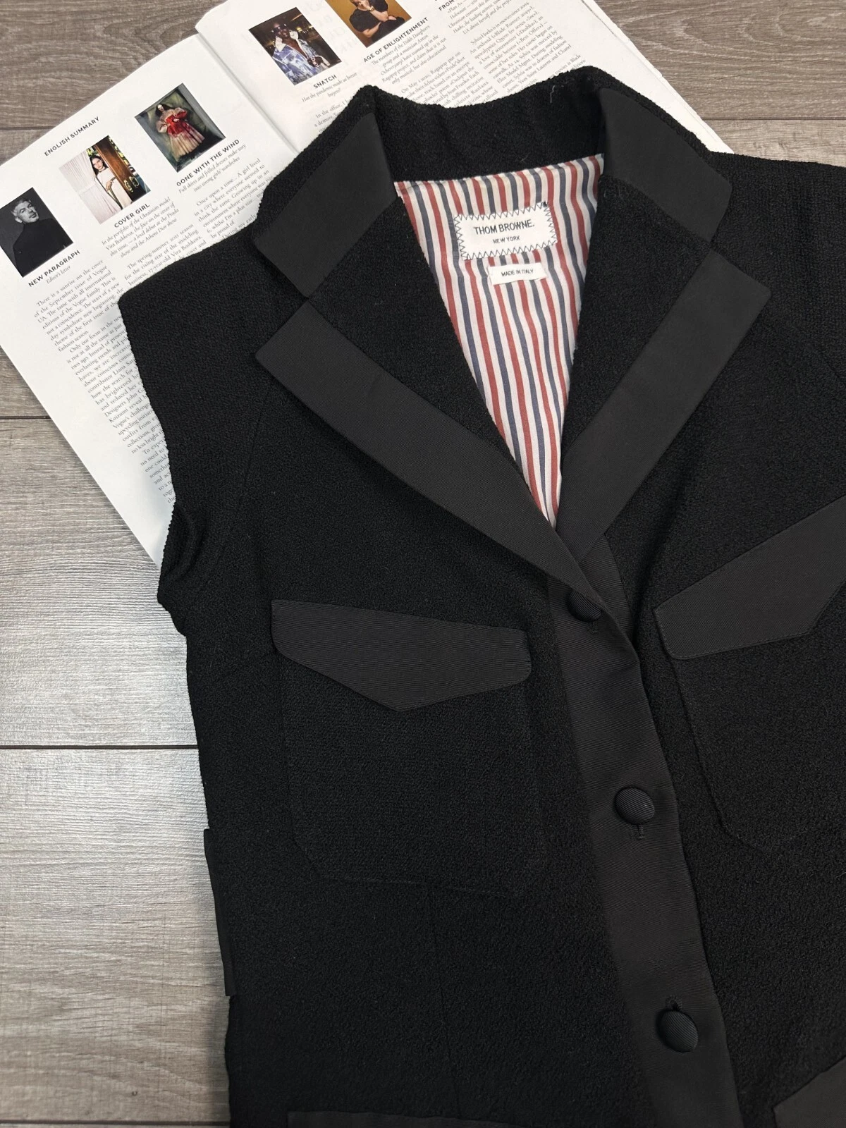 Thom Browne Vestito Gilet Lana Donna Pre Autunno 2014 Taglia (1)