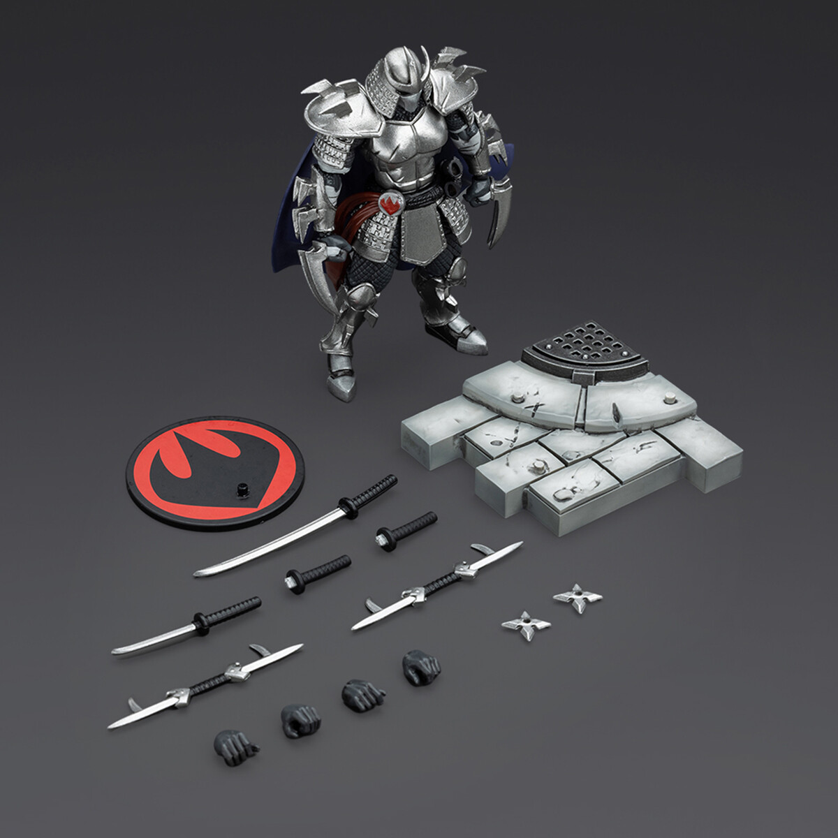 HiPlay JOYTOY 1/18 TMNT-Shredder JT00157 Figure Teenage Mutant