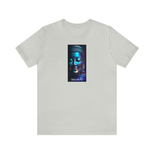 Buddha Lumina Believe Unisex Jersey Short Sleeve Tee by Art Essential - Picture 50 of 97