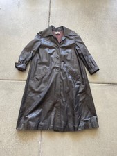 Vintage Simpson Piccadilly Leather Trench Coat