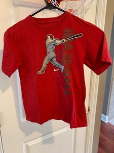 Nike Tee Shirt Youth 7 Red Baseball | eBay