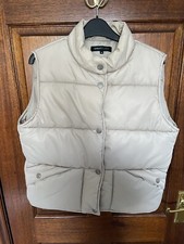 Great Plains Ladies Beige Padded Quilted Gillet Size M