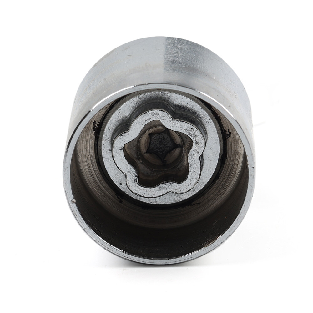 Sliver Antitheft Wheel Bolt Lock Nut Key For Jeep Renegade Cherokee