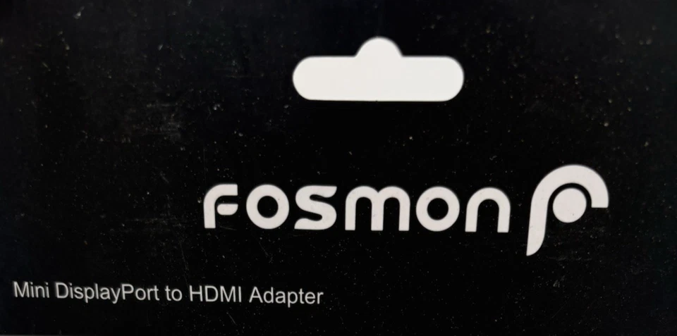 Fosmon Mini Displayport to HDMI Adapter Mini Male, HDMI Male Sealed NEW - Image 4 of 4