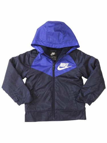 Nike Little Boy's Colorblock Zip Front Hooded Jacket