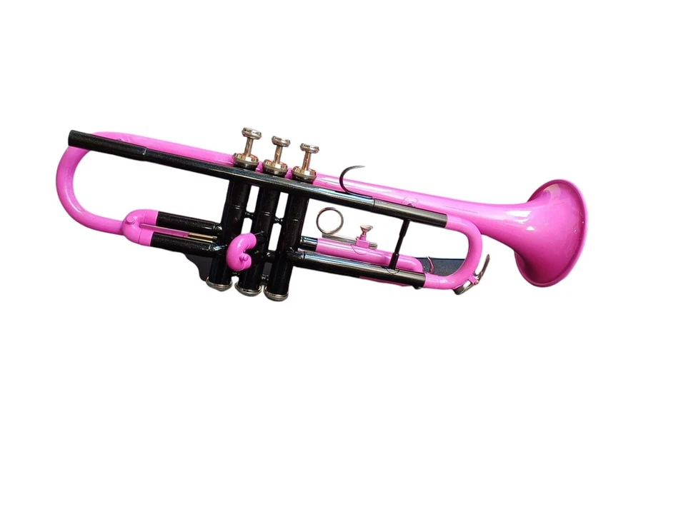 НОВАЯ ТРУБА РОЗОВАЯ ЧЕРНАЯ ЛАТУНЬ ОТДЕЛКА BB КЛЮЧИ БЕСПЛАТНЫЙ ЖЕСТКИЙ ЧЕХОЛ - Изображение 4 из 4