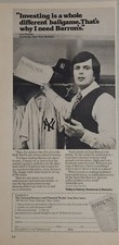1978 Print Ad Barron's Financial Weekly Dow Jones Lou Piniella New York Yankees