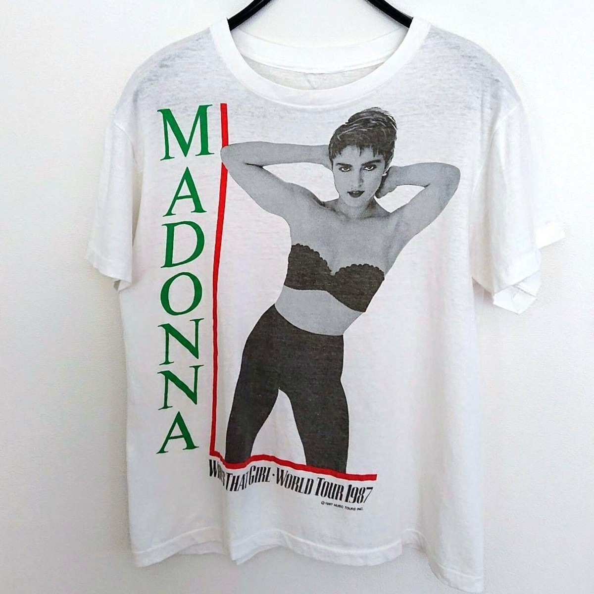 Super Precious Madonna Vintage T-Shirt World Tour Official 1987 M 