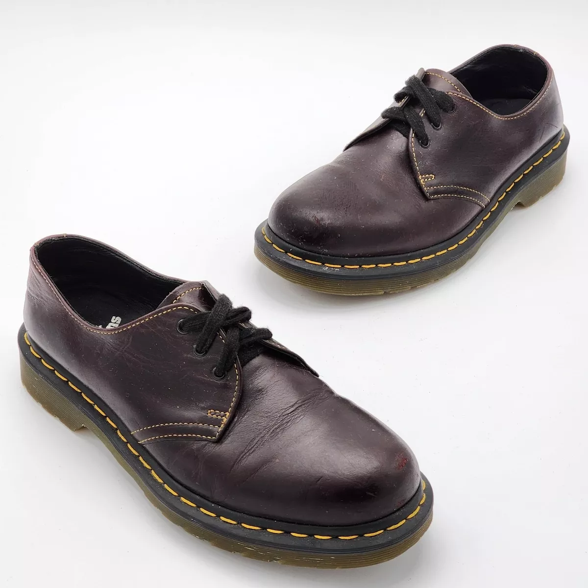 Dr. Martens 1461 Chromexcel Burgundy 3 Eye Shoes