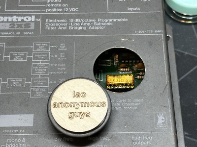 Crossover Filter module AudioControl 2XS 4XS 18dB/oct slope 14pin