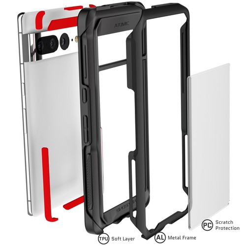 Ghostek ATOMIC slim Metal Phone Case Designed for Google Pixel 7 and Pixel 7 Pro - Picture 8 of 35
