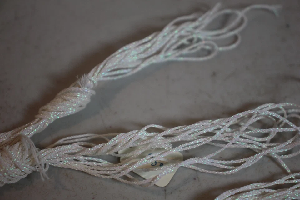 Metallic Braid needlepoint Thread lot silver, gold, white - Image 3 of 4