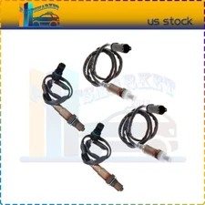 4X upstream/Front + Downstream/Rear Oxygen Sensor for 04-2006 BMW X3 2.5L L6