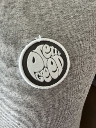 Pretty Green Mens T-Shirt Tee Logo Designer Top Grey Size Small - Picture 2 of 5