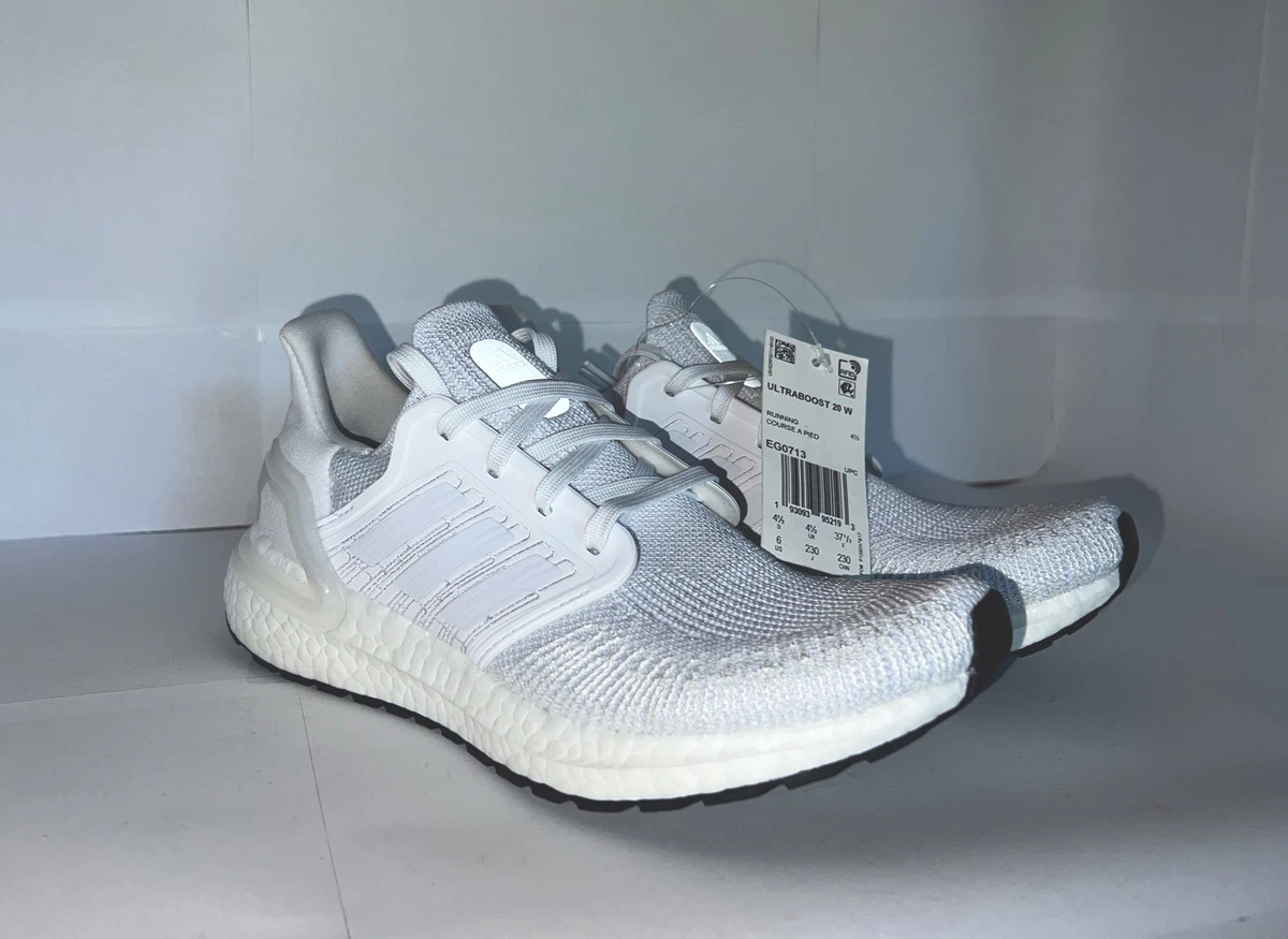 Adidas UltraBOOST 20 Size 6 Womenu0026#039;s, 4.5 Menu0026#039;s Running Triple  White, EG0713, New | eBay