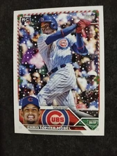 2023 Topps Holiday Christopher Morel RC Rookie Baseball Card #H86 Chicago Cubs