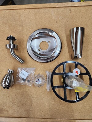 Huntington Brass Single Lever Handle Tub and Shower Kit Nickel MH5310NK