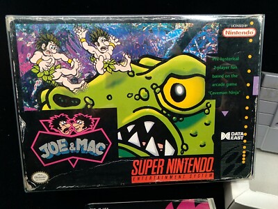 JOE & MAC-SNES-COMPLETE-TESTED | eBay