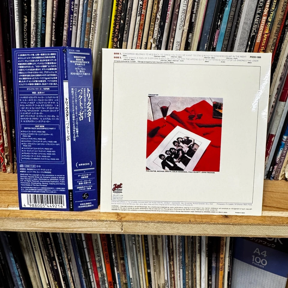 Trickster – Back To Zero POCE-1069 JAPAN LTD mini LP CD w/ OBI Paper Sleeve - Image 2 of 3