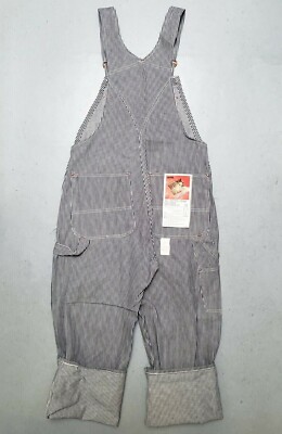 VTG 50s 60s MONTGOMERY WARD Denim OVERALLS Workwear Indigo Sz 36 X