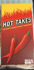 Hot Takes - What Do You Meme (3-8 Players) Party Game of Spicy Opinions New!