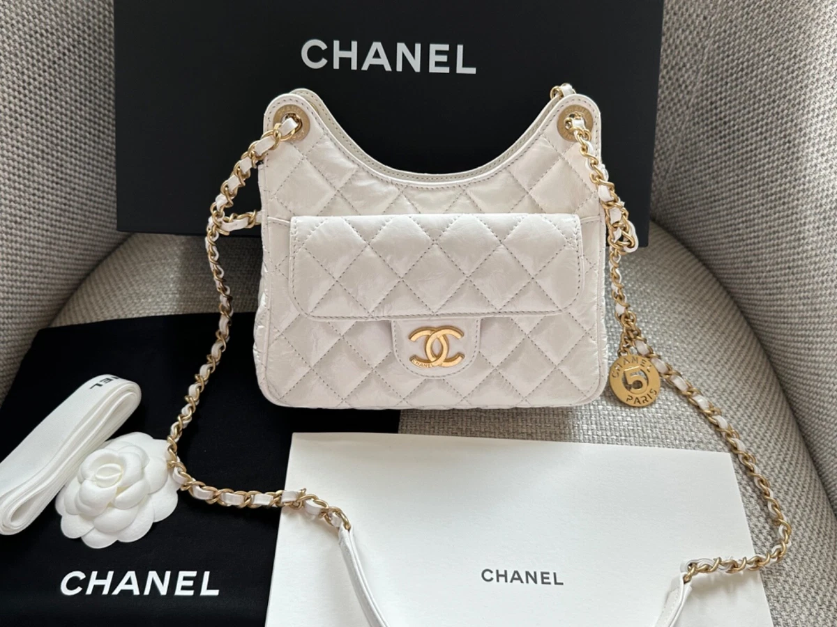 White Chanel Bag Stock Photo - Download Image Now - Chanel