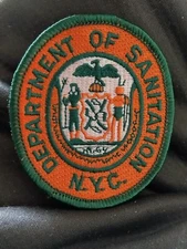 Dept Of Sanitation NYC Patch- Free Shipping