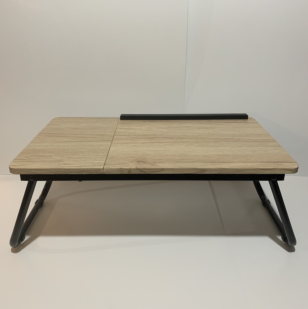 Portable Oak & Black Laptop Stand New Unused Adjustable  
