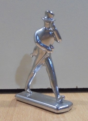 JOHNNIE WALKER SCOTCH WHISKY ADVERTISIGN METAL PAPER HOLDER STATUE - Picture 3 of 10