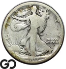 1917-S Walking Liberty Half Dollar, Obverse MM, Better Date
