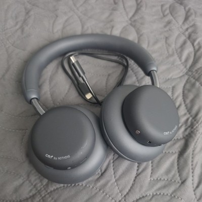 CMF by Nothing Headphone Pro Black Over-Ear Headphones Double Ear-Cup