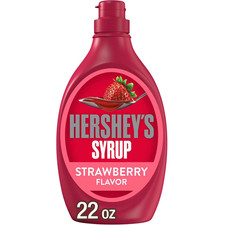 (2 pack) Hershey's Strawberry Flavored Syrup, Bottle 22 oz