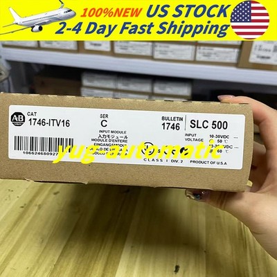New ALLEN BRADLEY CAT 1746-ITV16 SER C SLC 500 INPUT MODULE Free shipping