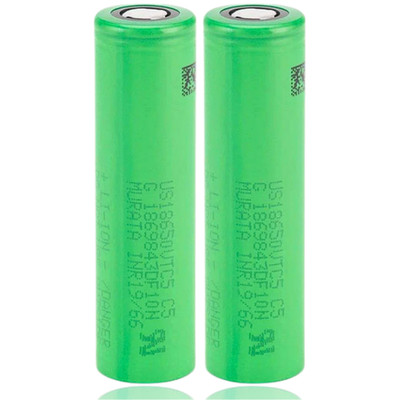 2-Pack Sony VTC5 Battery 2600mah CDR 20A | Murata Rechargeable Batteries