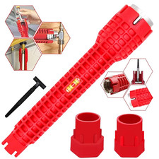 8 in 1 Faucet Sink Installer Home Multi Tool Pipe Wrench For Plumbers Homeowners
