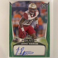 2023 Leaf Draft - Autographs Jammie Robinson #BA-JR1 (AU, RC)