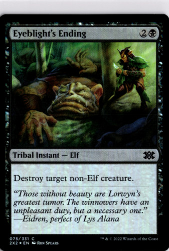 Eyeblight's Ending 075/331 Double Masters 2022 Foil Common