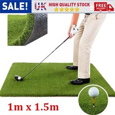 Tee Grass Golf Practice Mat Driving Range Mat Pitching Chipping 1m x 1.5m