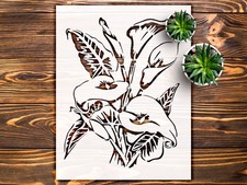 Intricate Cut - Out Design Wall Art Reusable Plastic Stencil - StencilAir