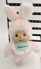 Monchhichi Friend Plush S size Chimutan Bunny Genuine With Hair Pin NEW JAPAN